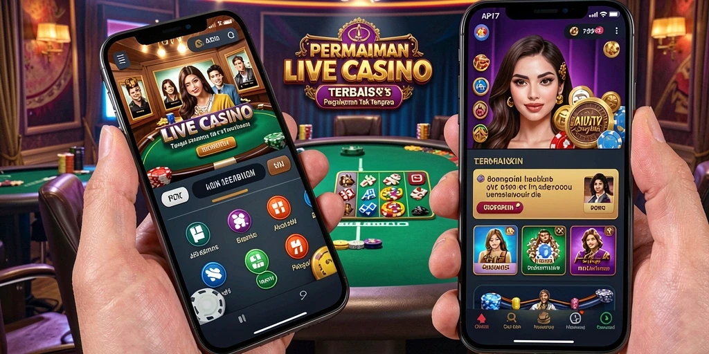 Tampilan gameplay Live Casino yang menarik dan mendebarkan.