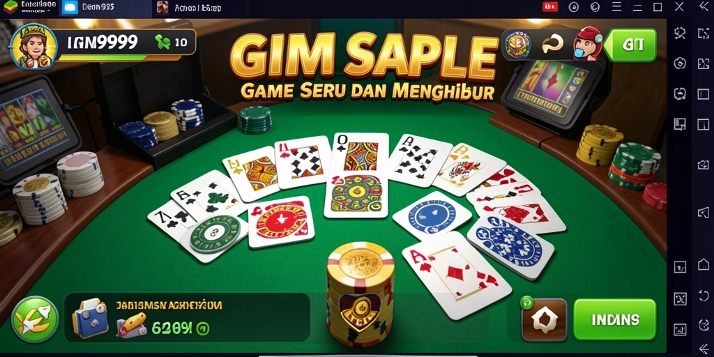Tampilan gameplay GIM999 yang seru dan menarik.