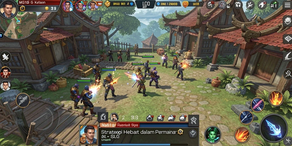 Tangkapan layar gameplay MG108 yang menampilkan strategi mendalam.