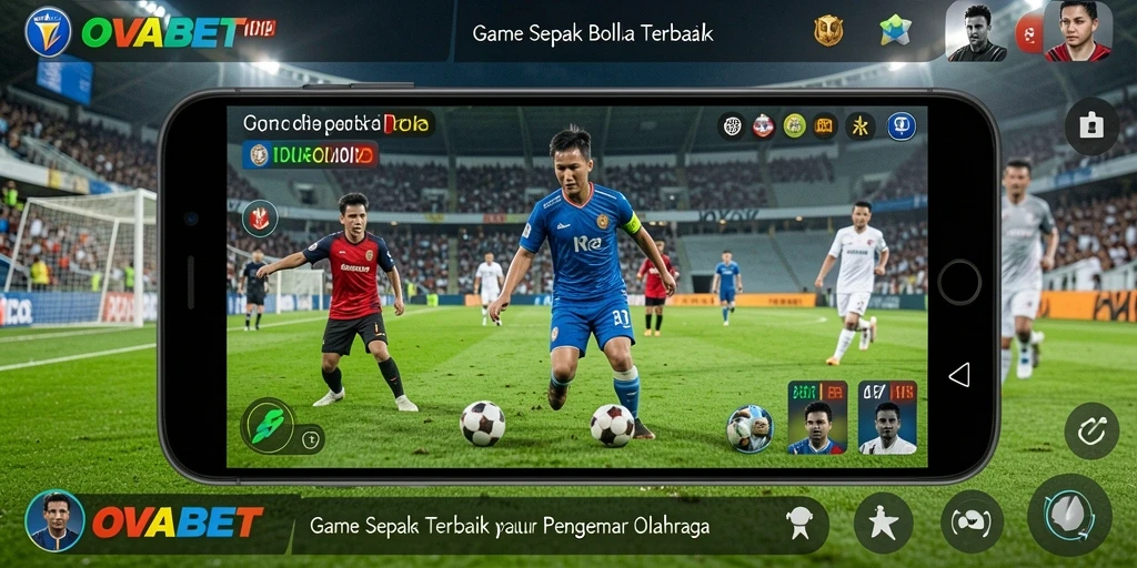 Tangkapan layar menunjukkan aksi mendebarkan dalam pertandingan sepak bola.