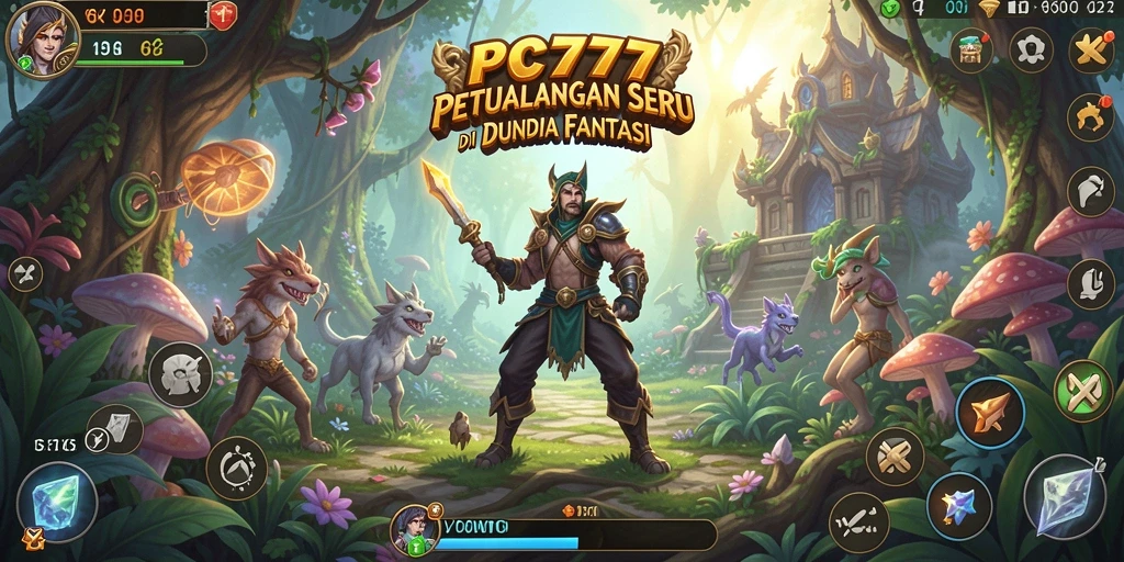 Tampilan gameplay <strong>PC777</strong> yang penuh aksi dan petualangan fantastis.