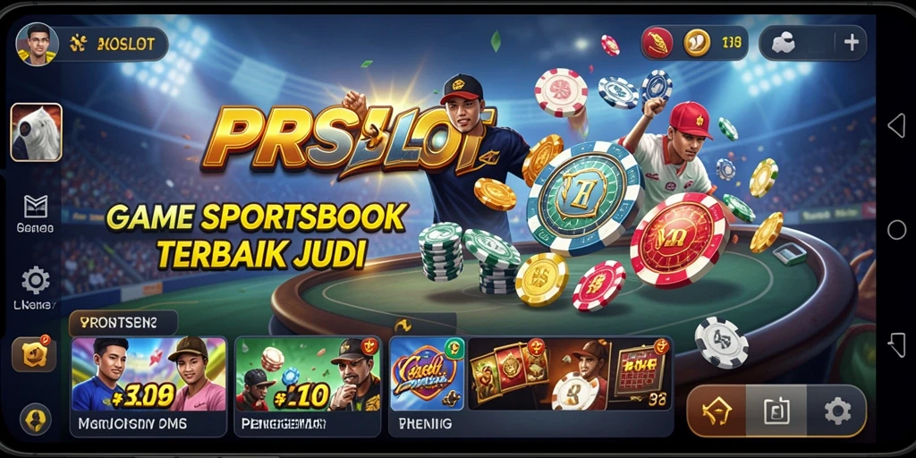 Tampilan antarmuka game Sportsbook yang menarik dan interaktif.