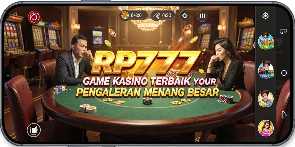 Tampilan menarik gameplay Kasino di RP777 yang menegangkan.