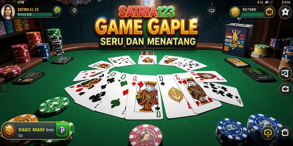 Screenshot menunjukkan gameplay seru SATRIA123 dengan teman-teman.