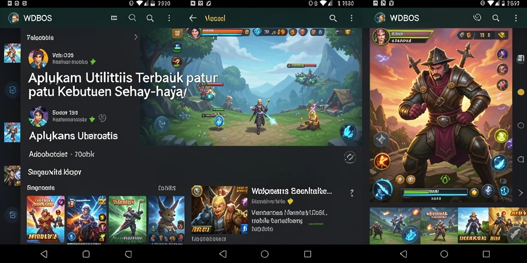 Screenshot utama WDBOS yang menunjukkan antarmuka utilitas yang intuitif.