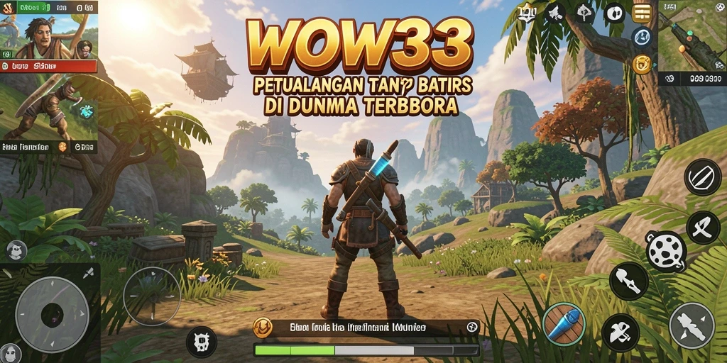Screenshot WOW33 menunjukkan gameplay mendebarkan di dunia Open World.